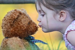 EDMONTON - Young Girl with Bear